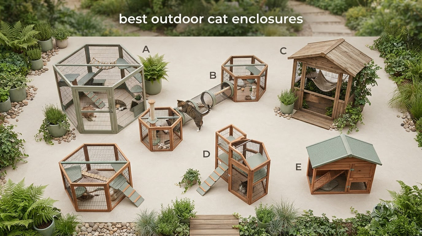 best outdoor cat enclosures