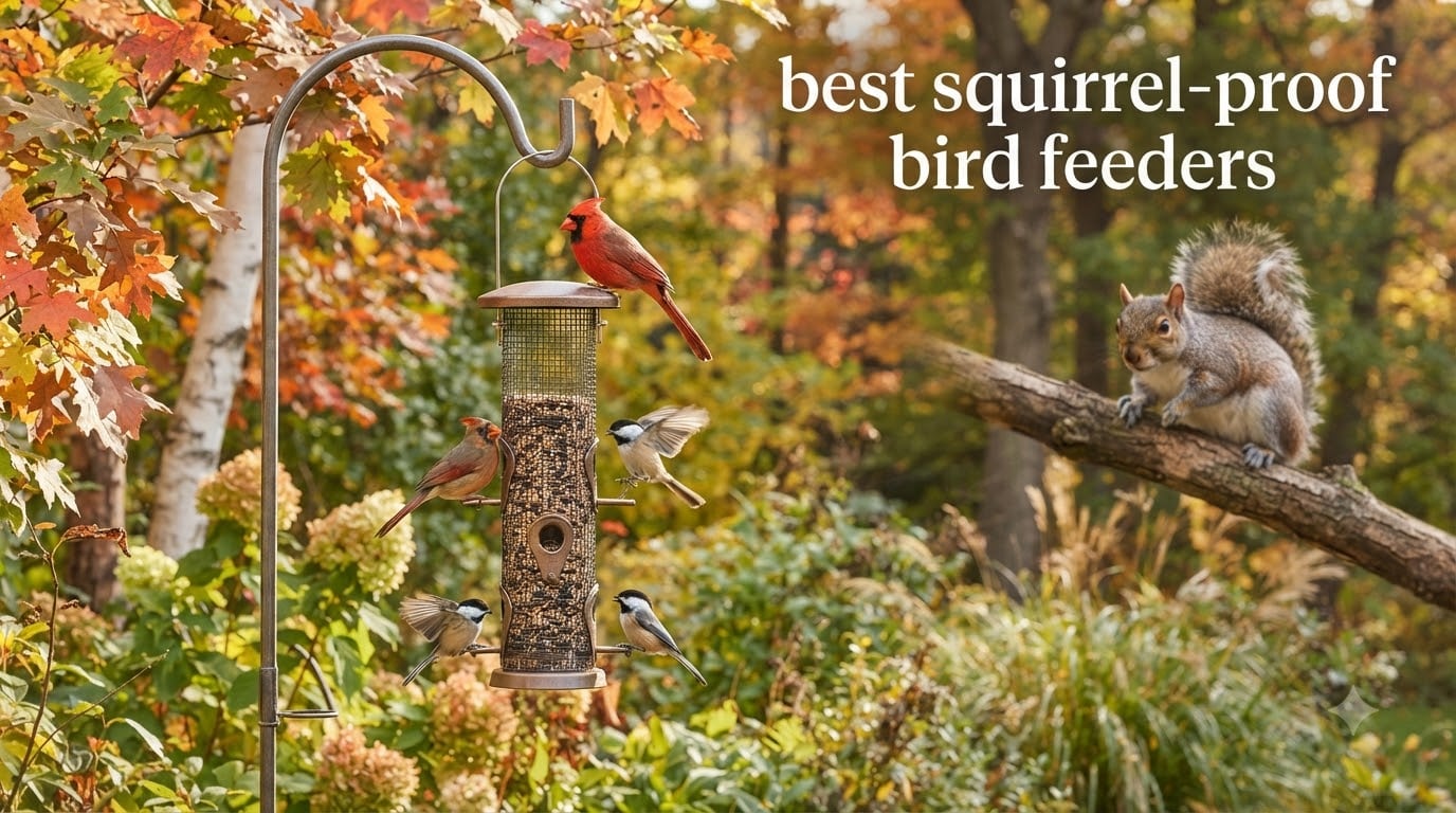 best squirrel-proof bird feeders