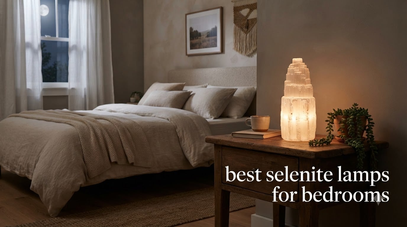 best selenite lamps for bedrooms