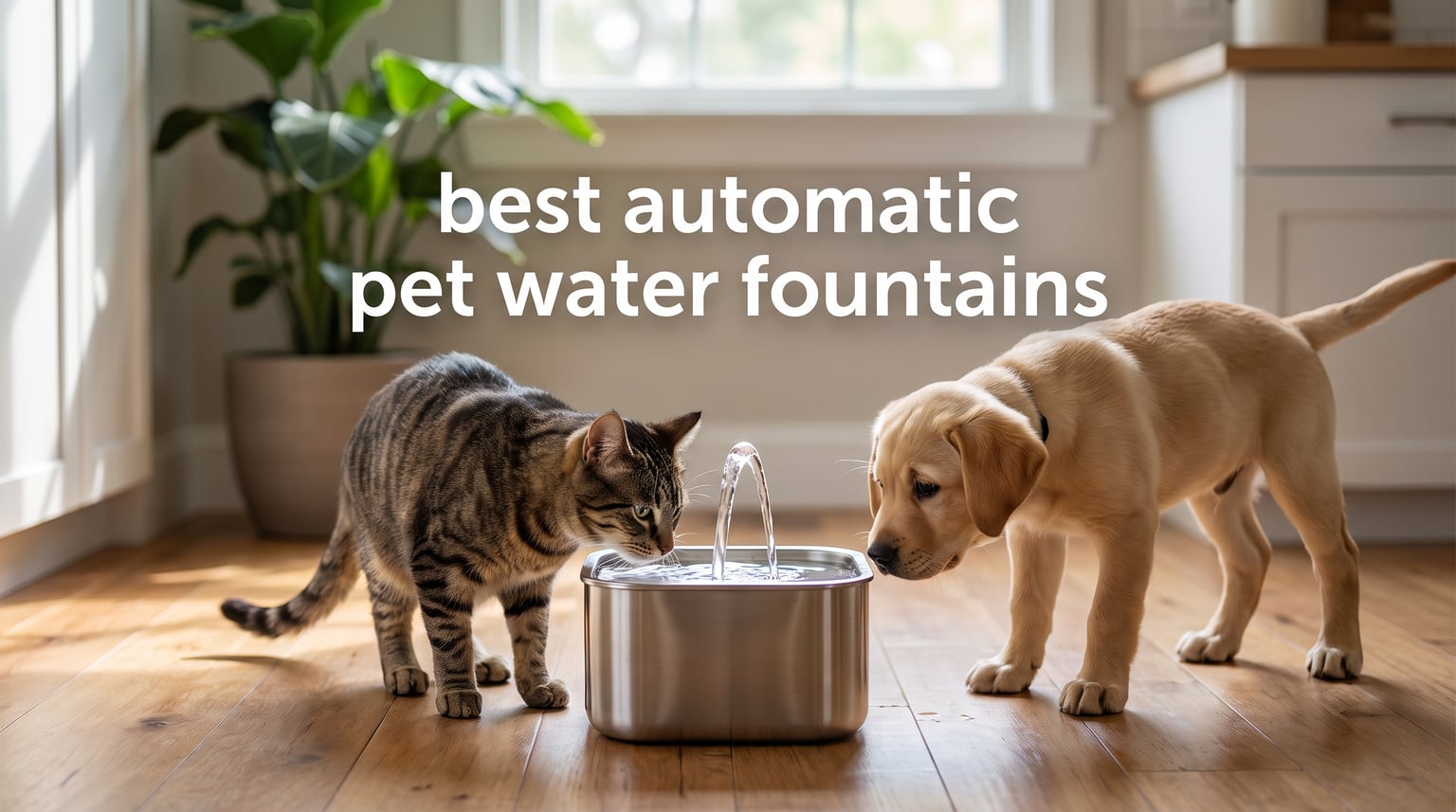 best automatic pet water fountains