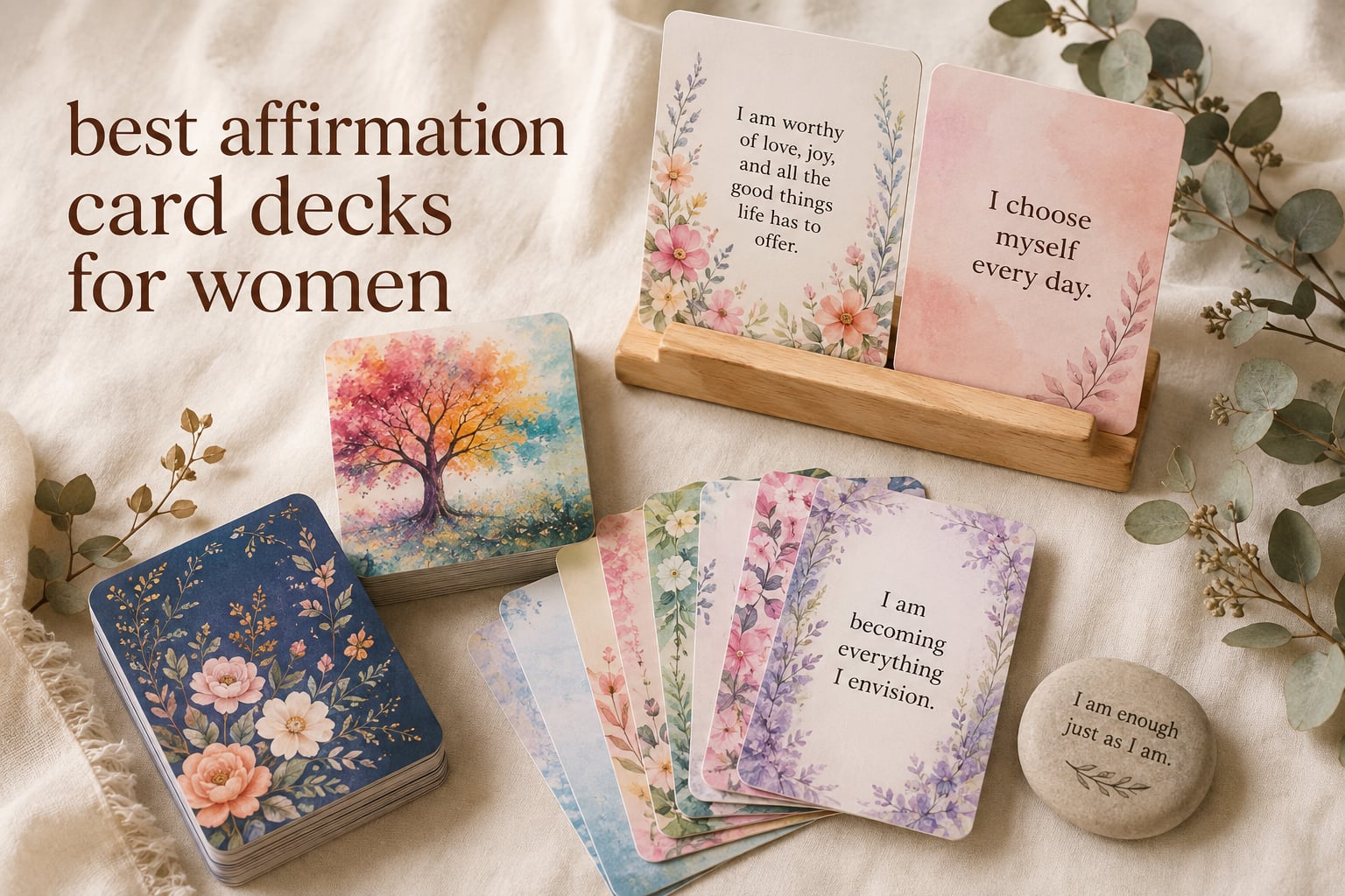best affirmation card decks for women