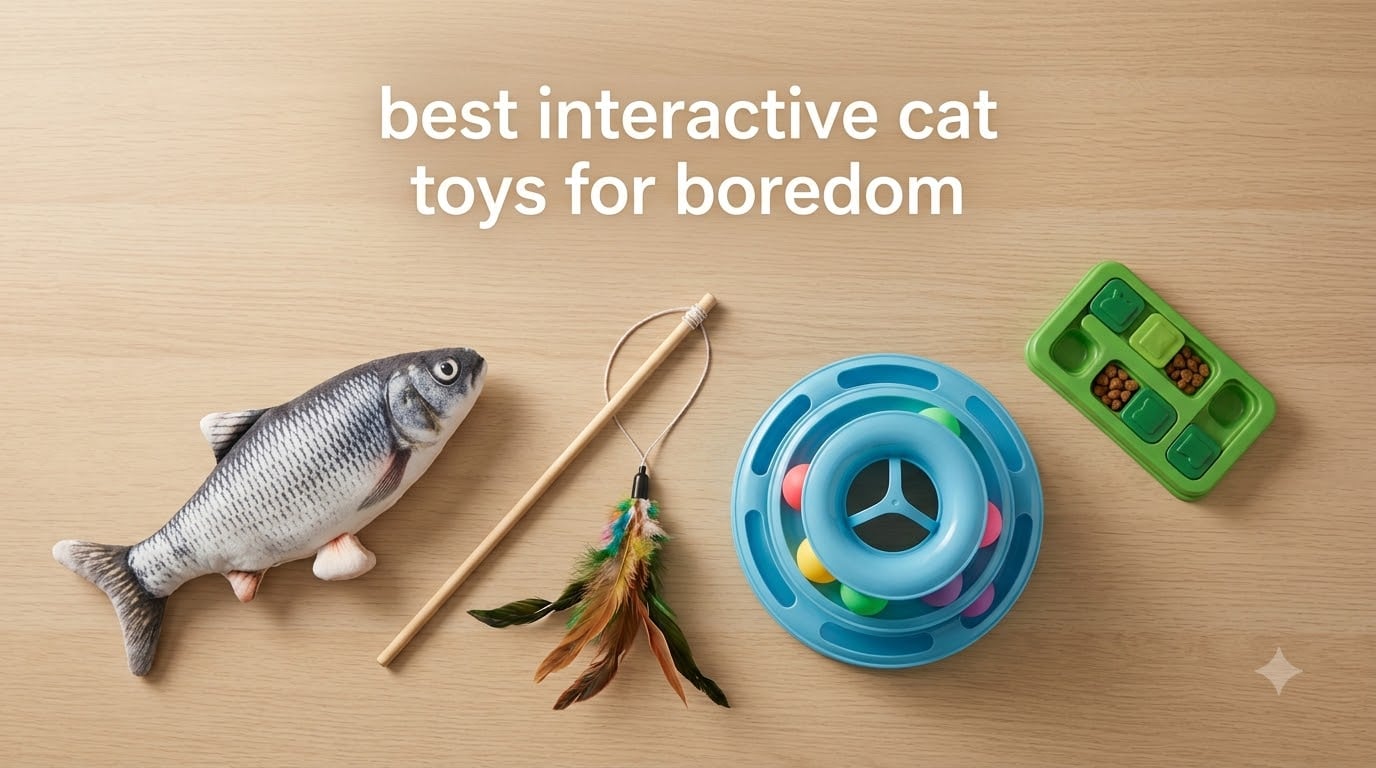 best interactive cat toys for boredom
