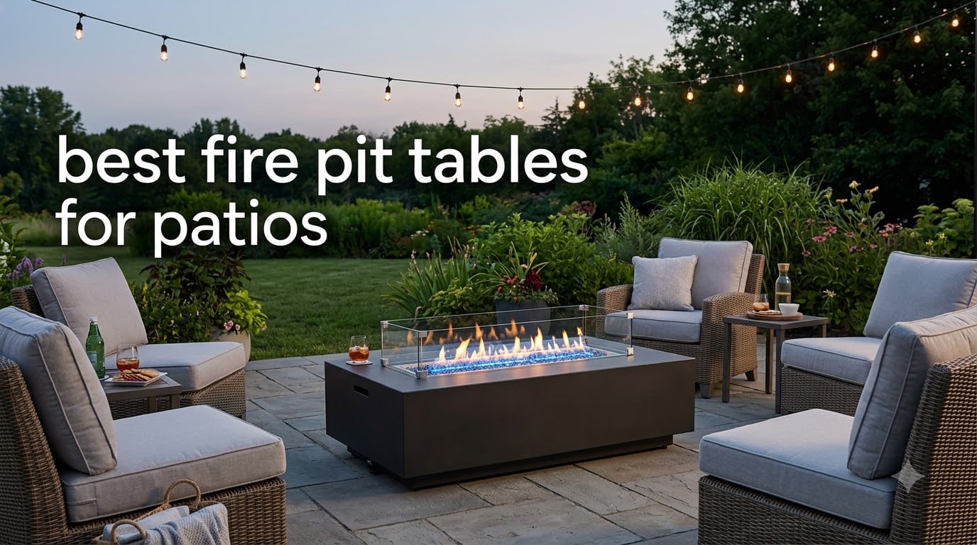 best fire pit tables for patios
