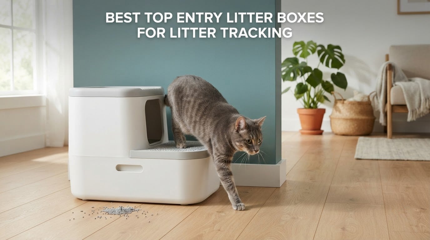 best top entry litter boxes for litter tracking