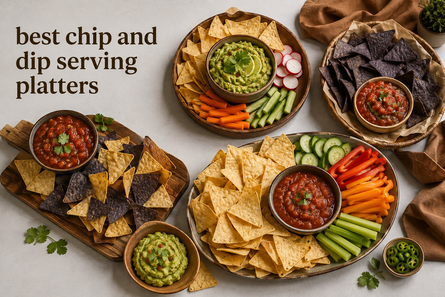 best chip and dip serving platters