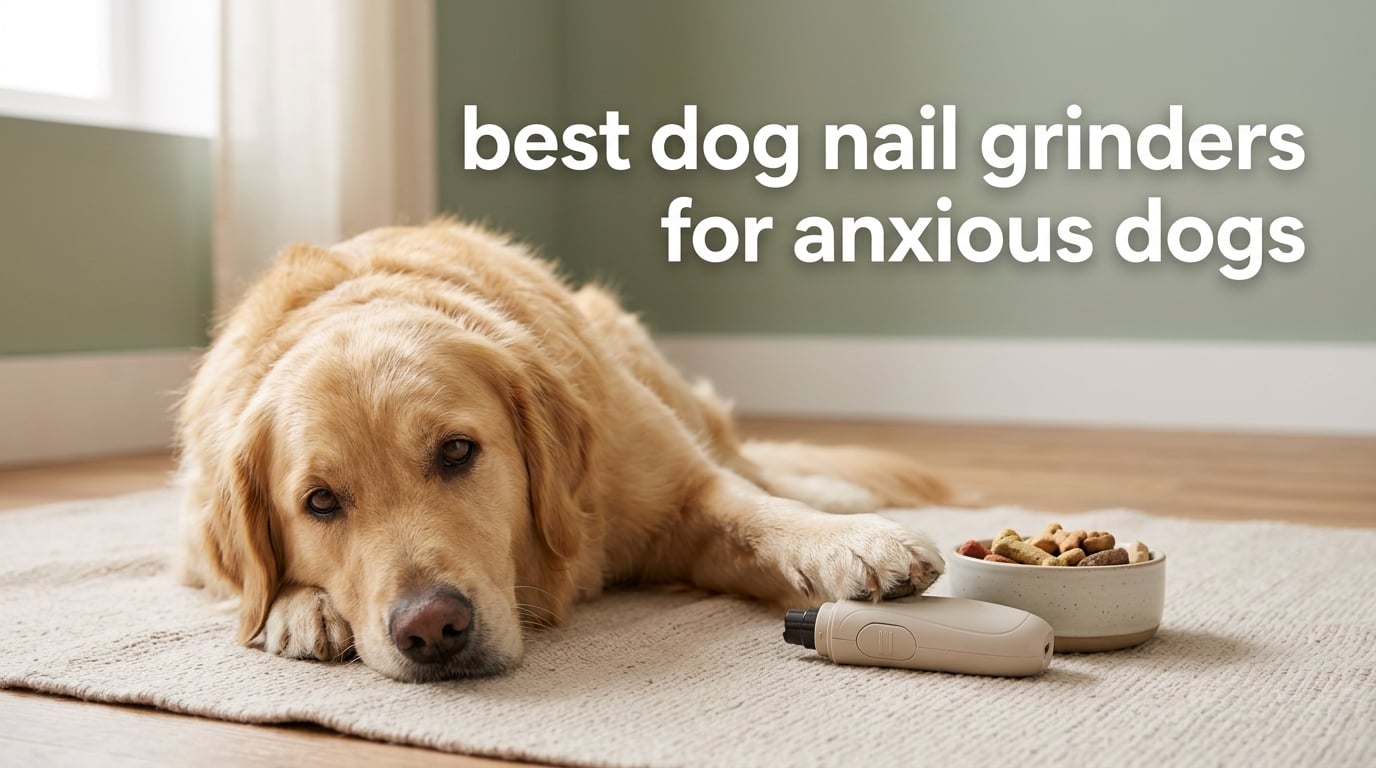 best dog nail grinders for anxious dogs