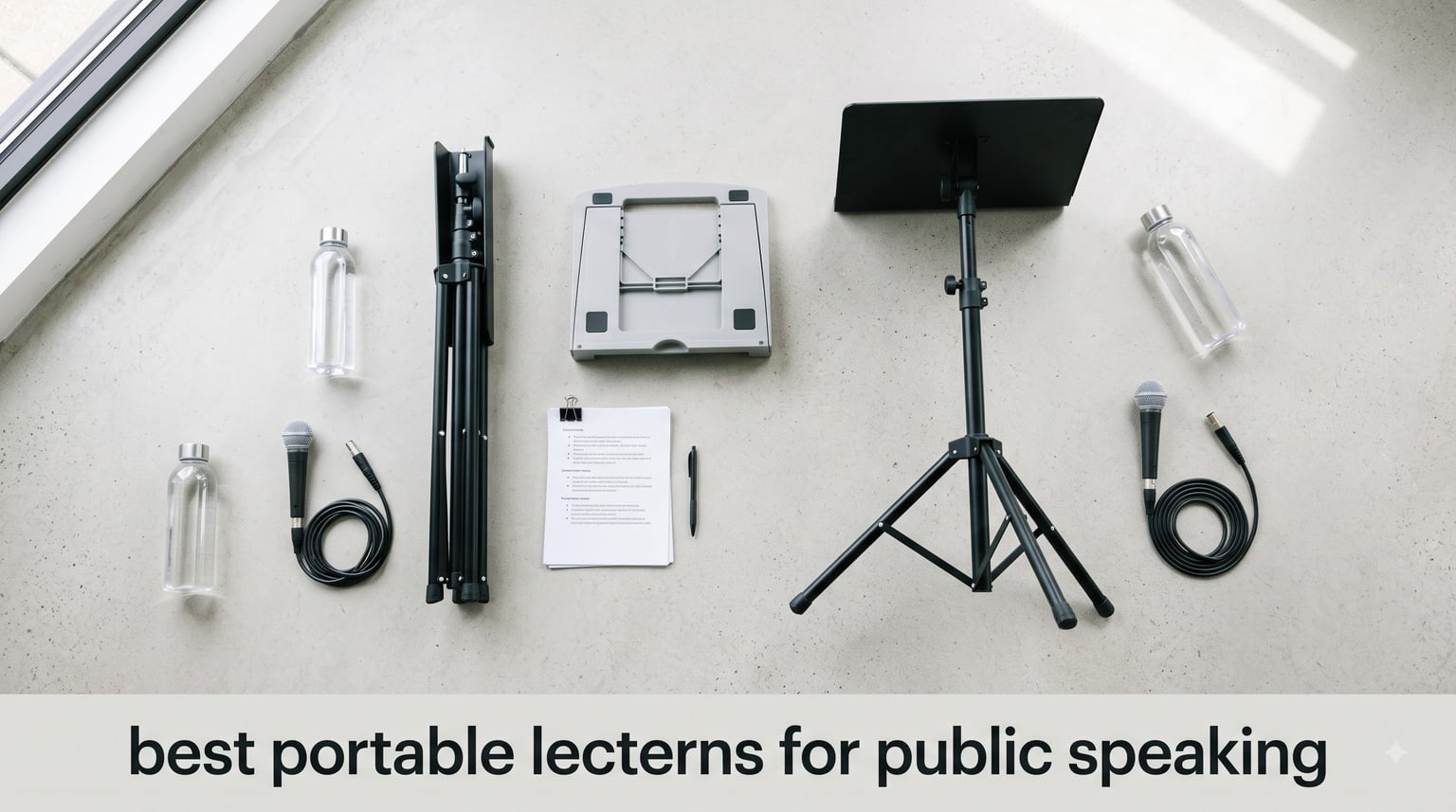 best portable lecterns for public speaking