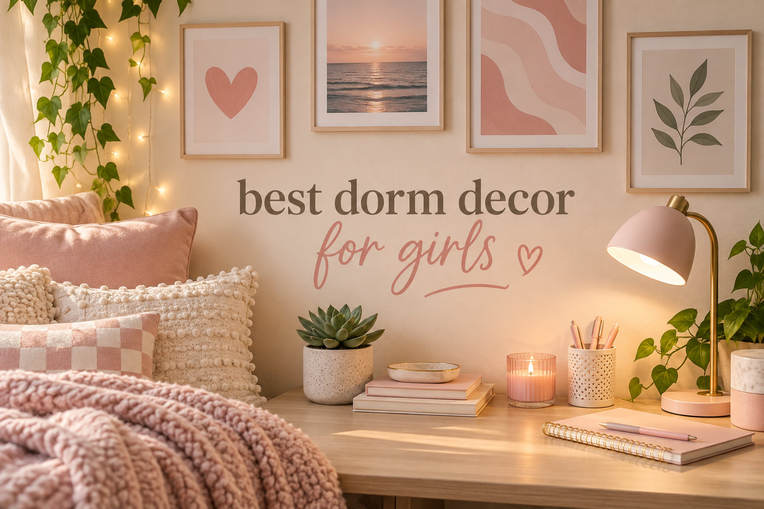 best dorm decor for girls