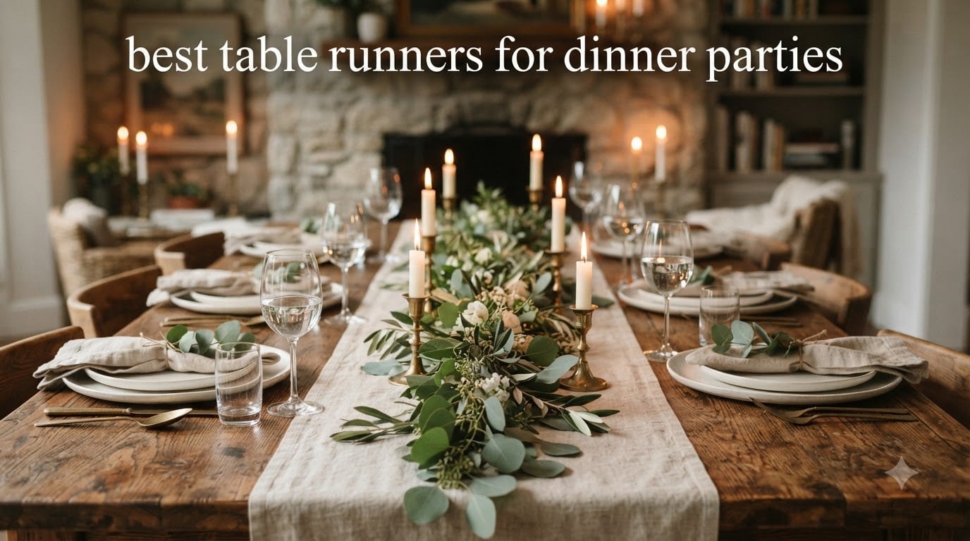 best table runners for dinner parties