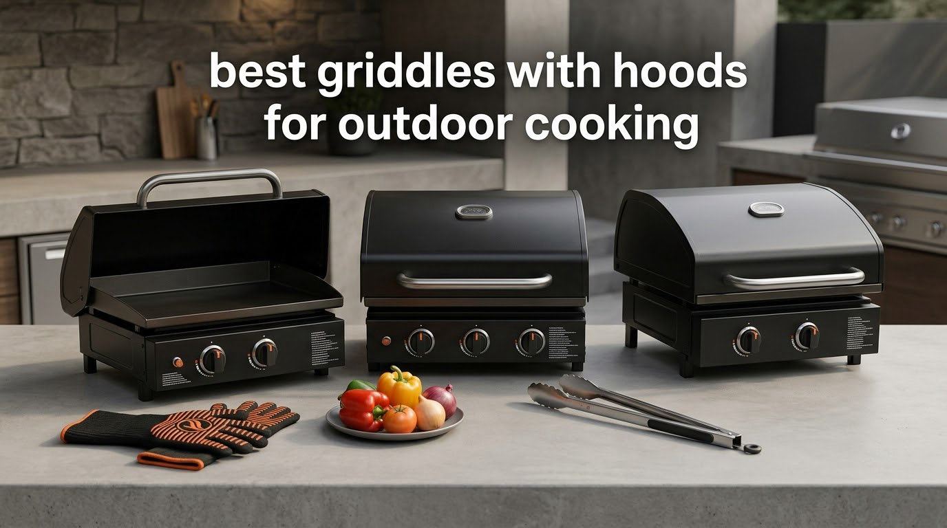 best griddles with hoods for outdoor cooking