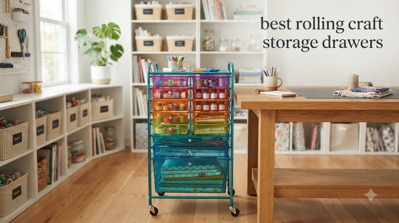 best rolling craft storage drawers