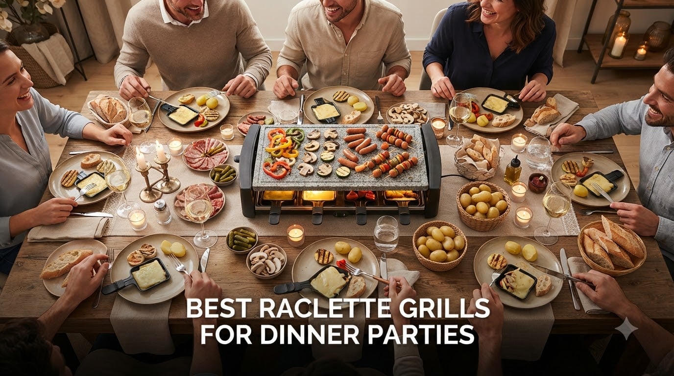 best raclette grills for dinner parties