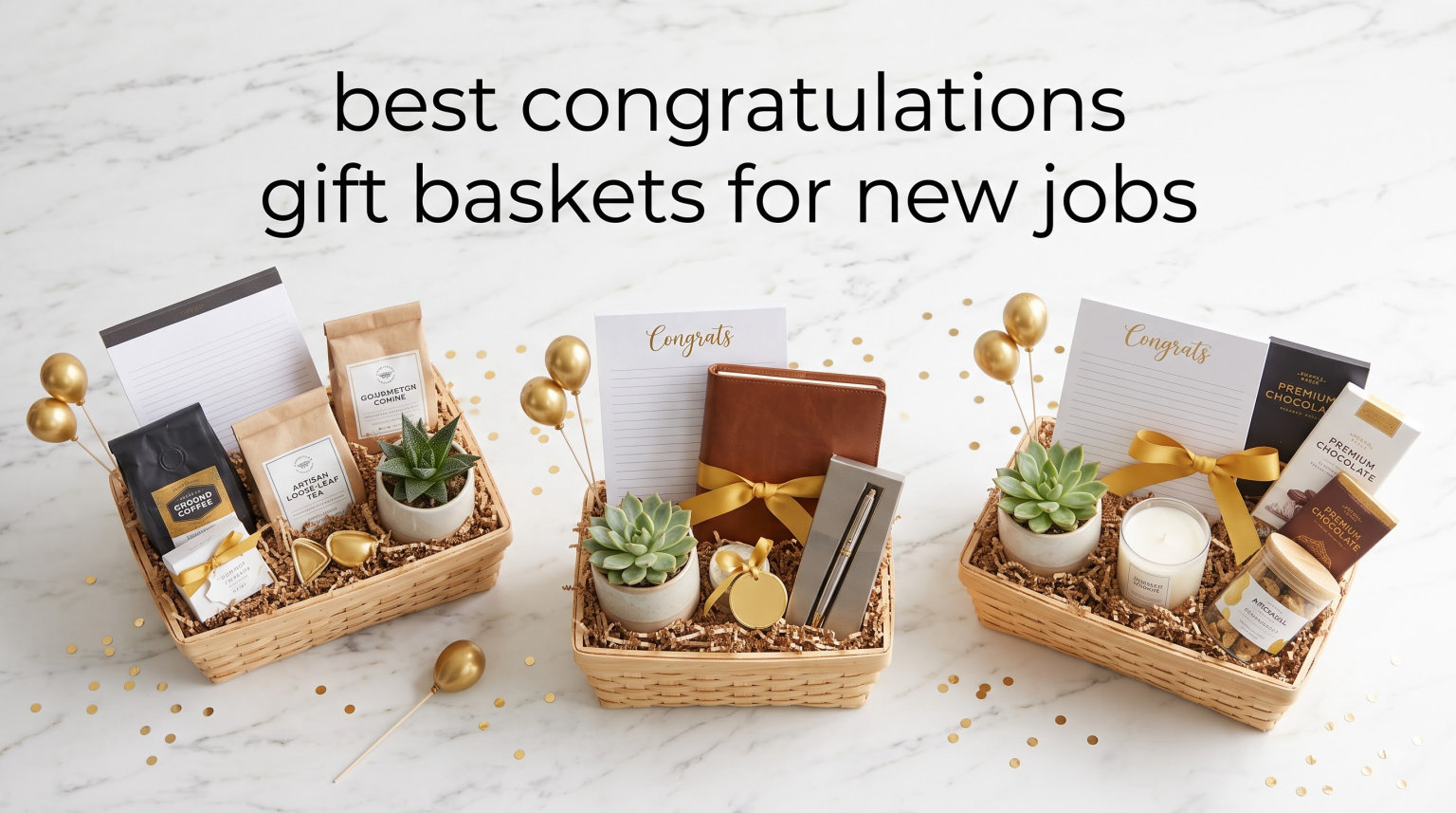 best congratulations gift baskets for new jobs