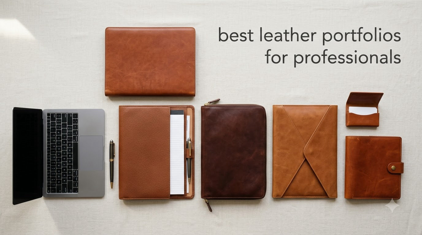 best leather portfolios for professionals