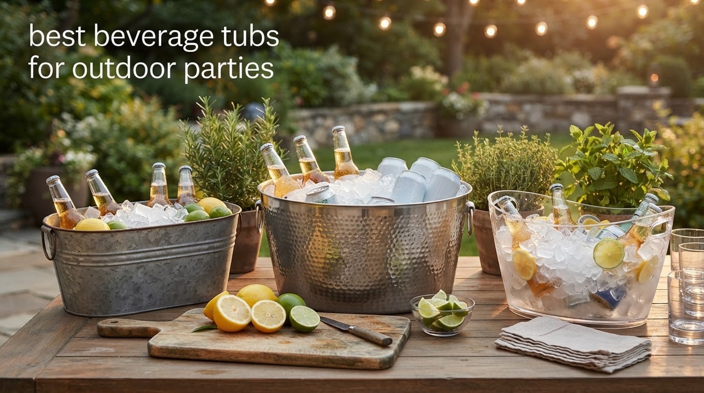 best beverage tubs for outdoor parties