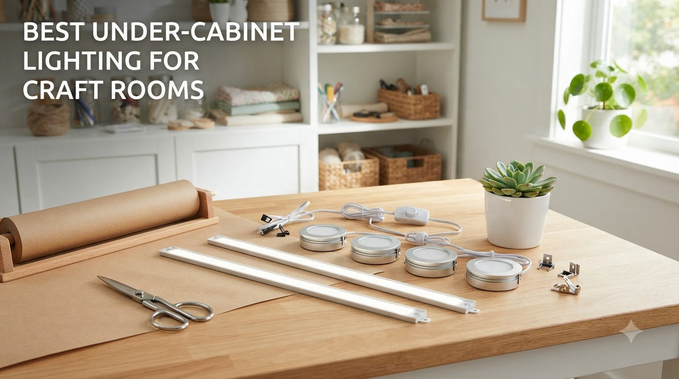 best under-cabinet lighting for craft rooms
