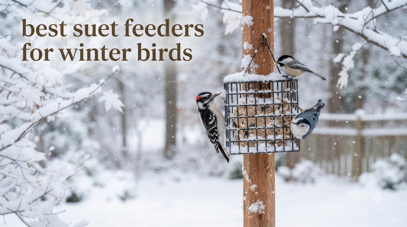 best suet feeders for winter birds