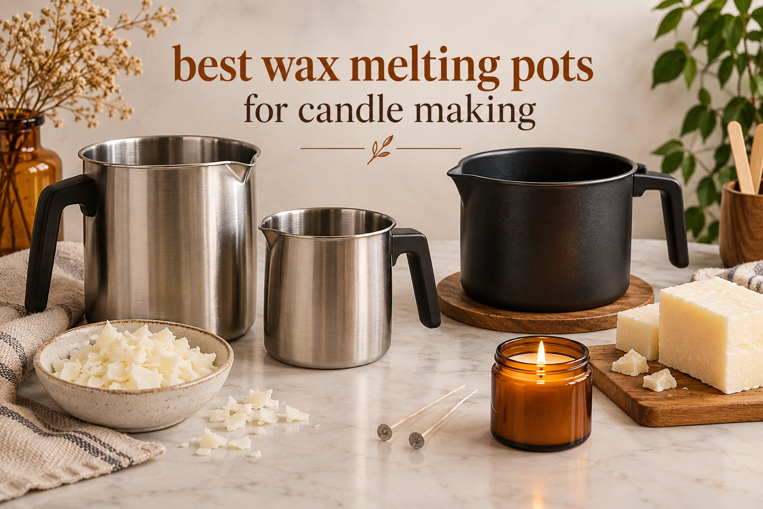 best wax melting pots for candle making