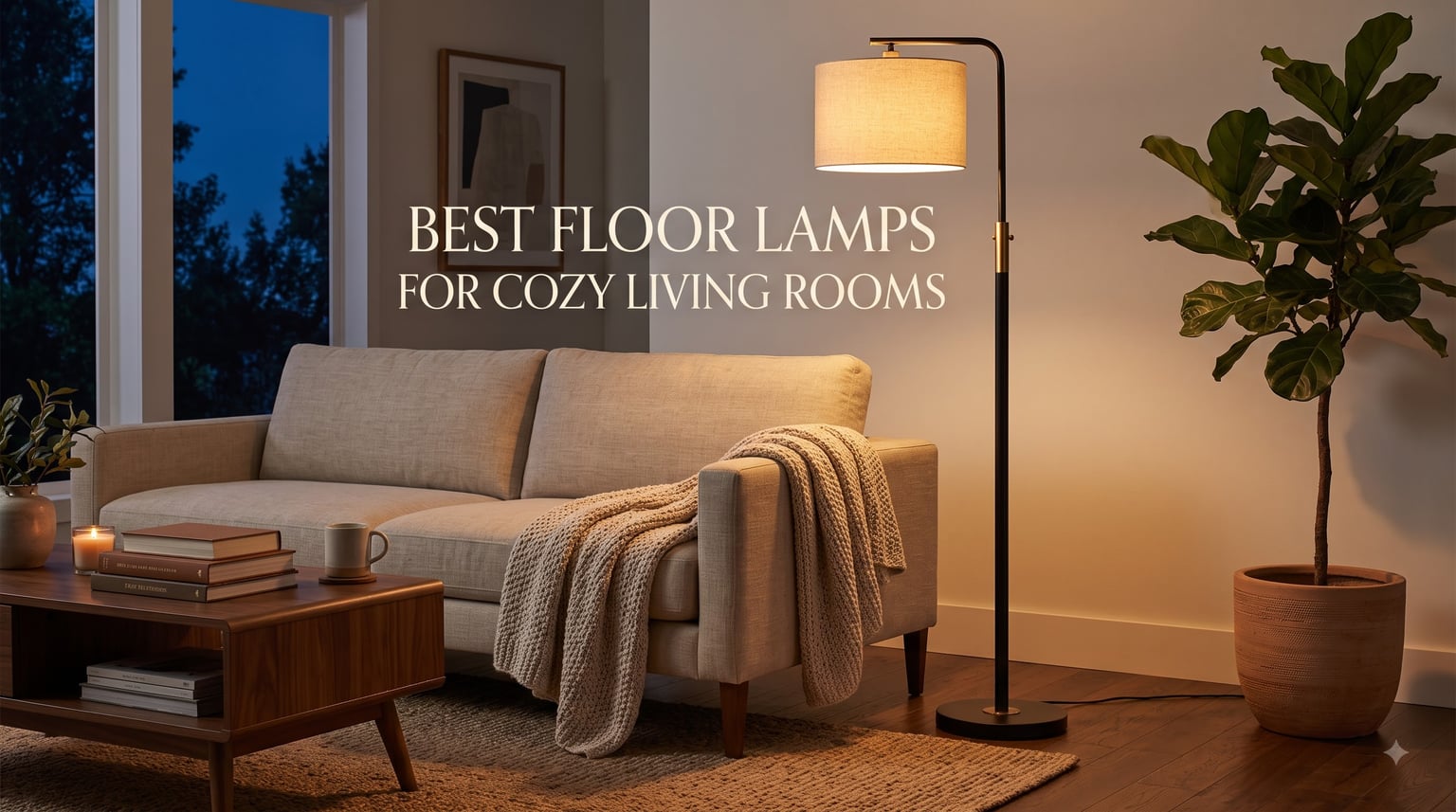 best floor lamps for cozy living rooms