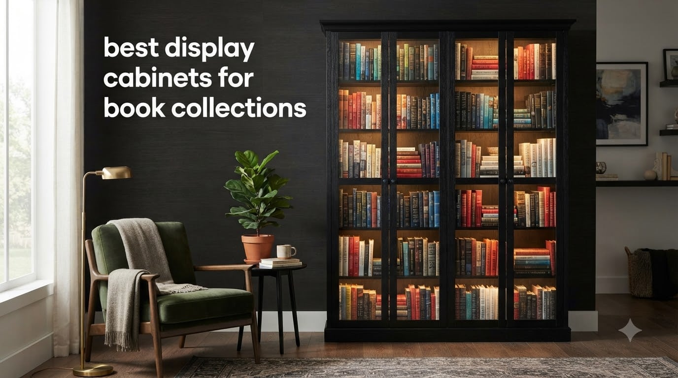 best display cabinets for book collections