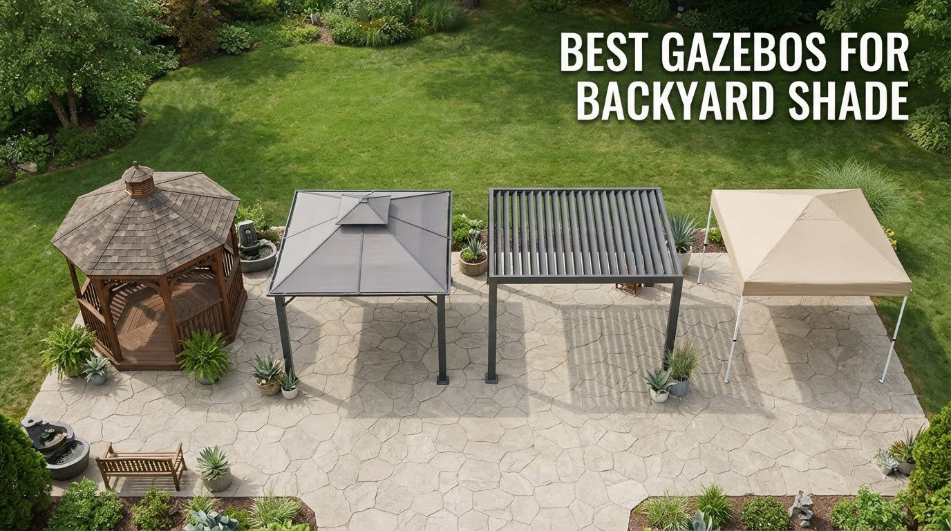 best gazebos for backyard shade