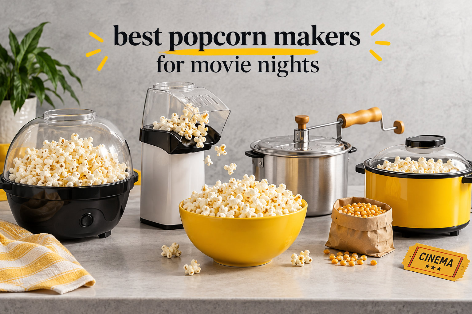 best popcorn makers for movie nights