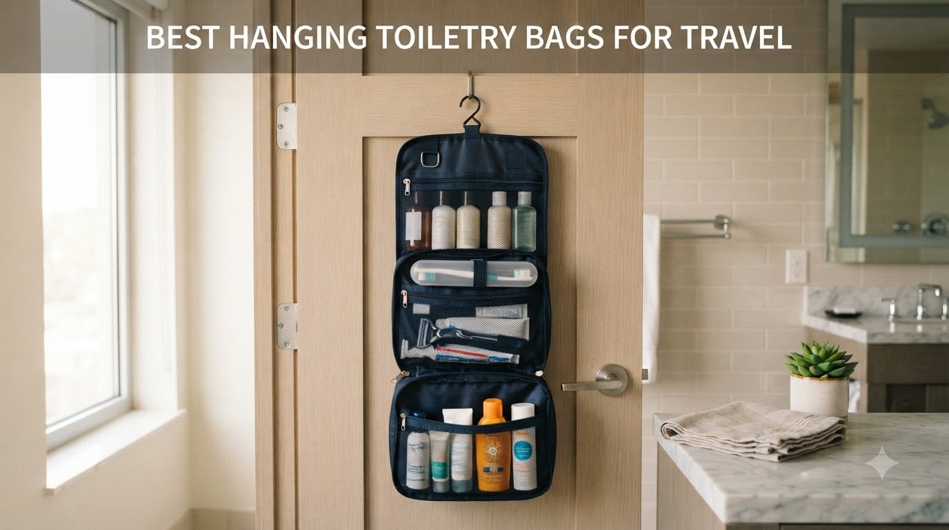 best hanging toiletry bags for travel
