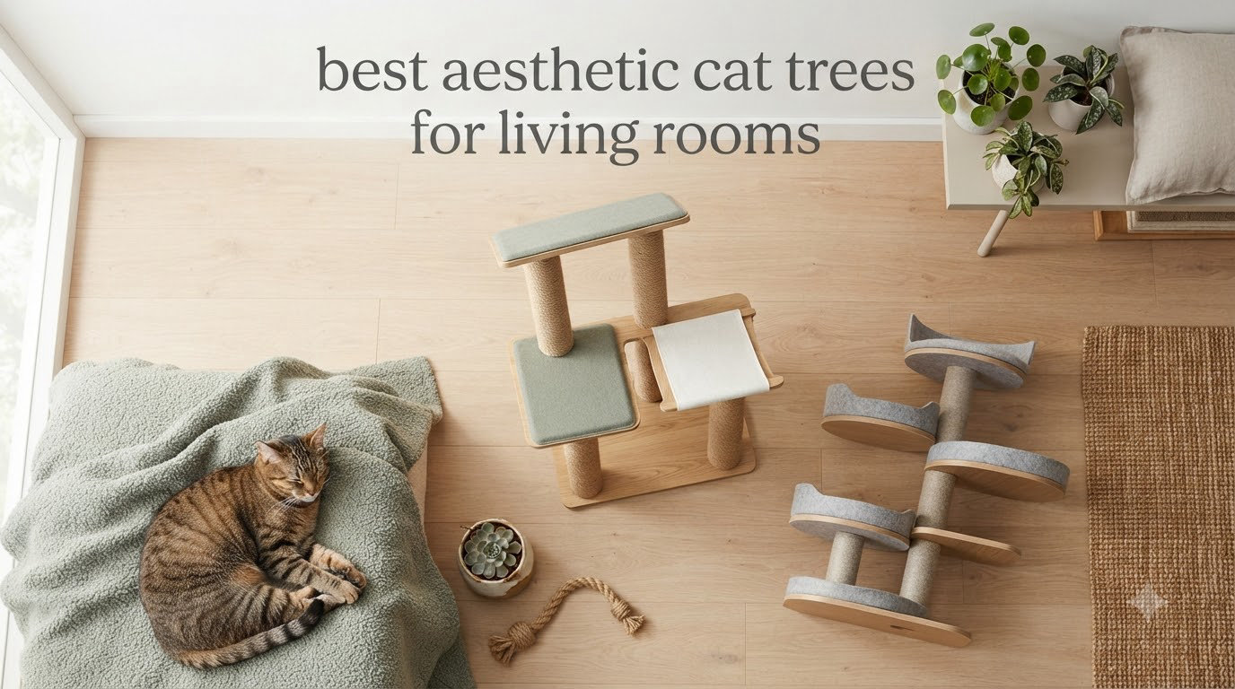 best aesthetic cat trees for living rooms
