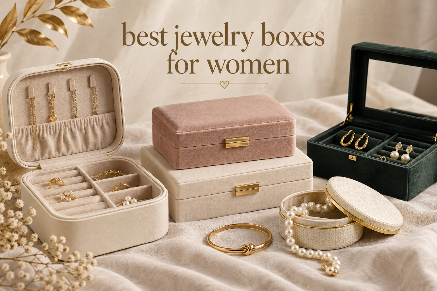 best jewelry boxes for women