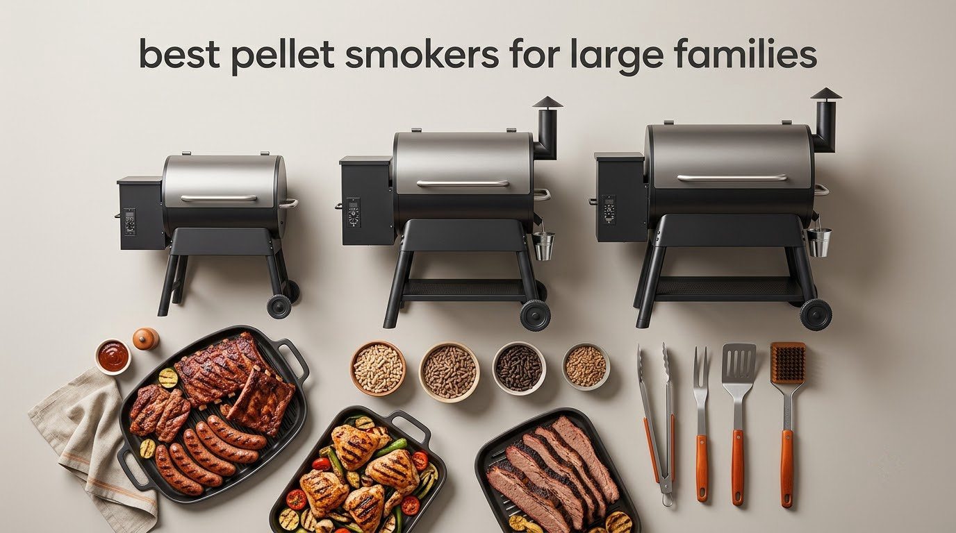 best pellet smokers for large families