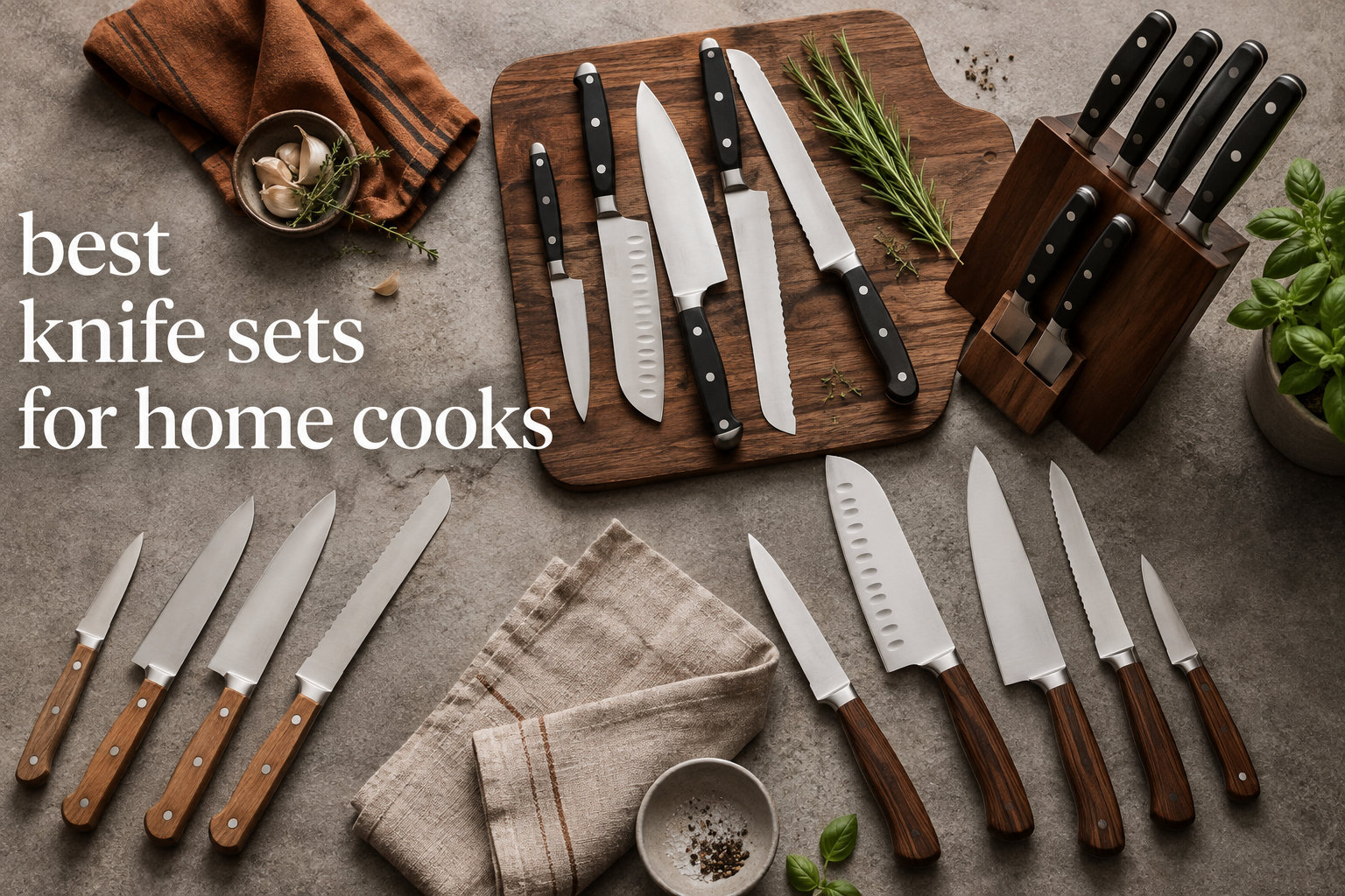 best knife sets for home cooks