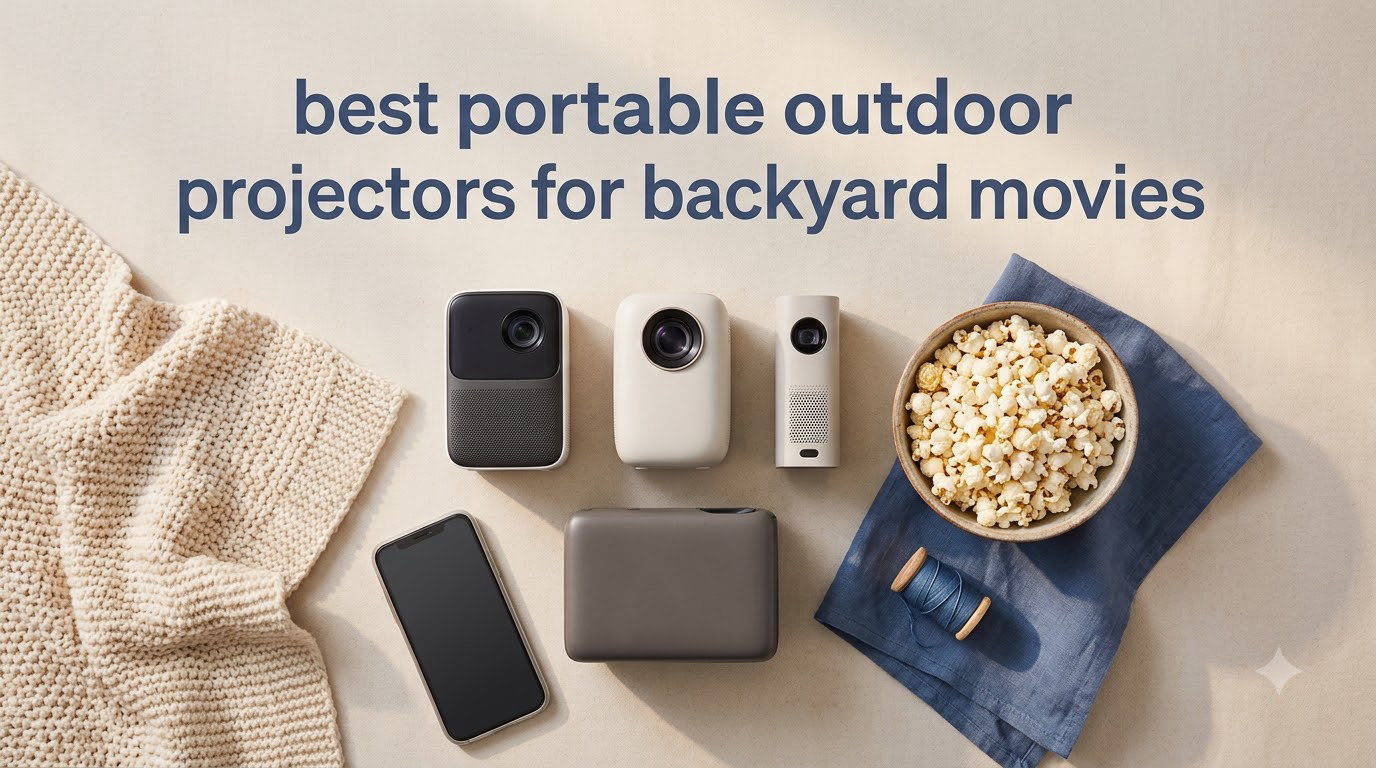 best portable outdoor projectors for backyard movies