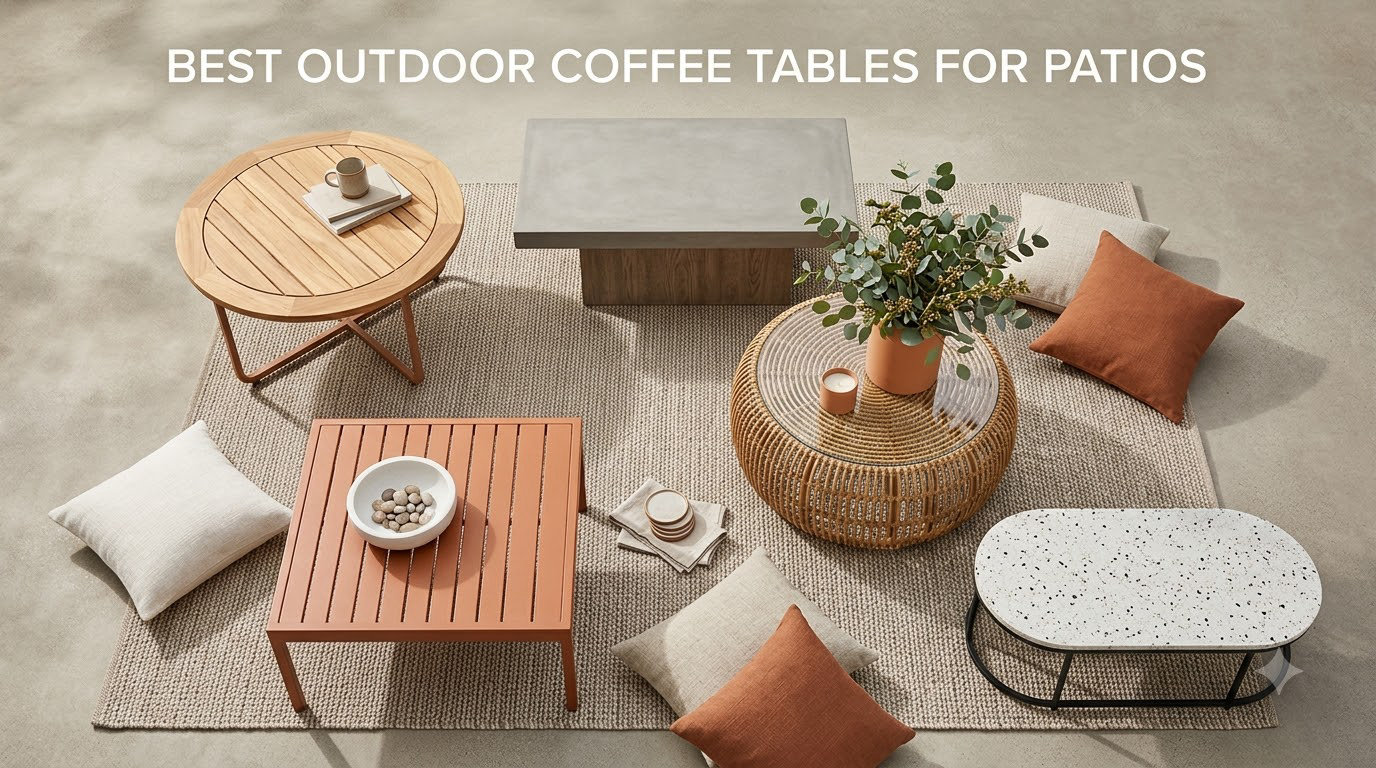 best outdoor coffee tables for patios