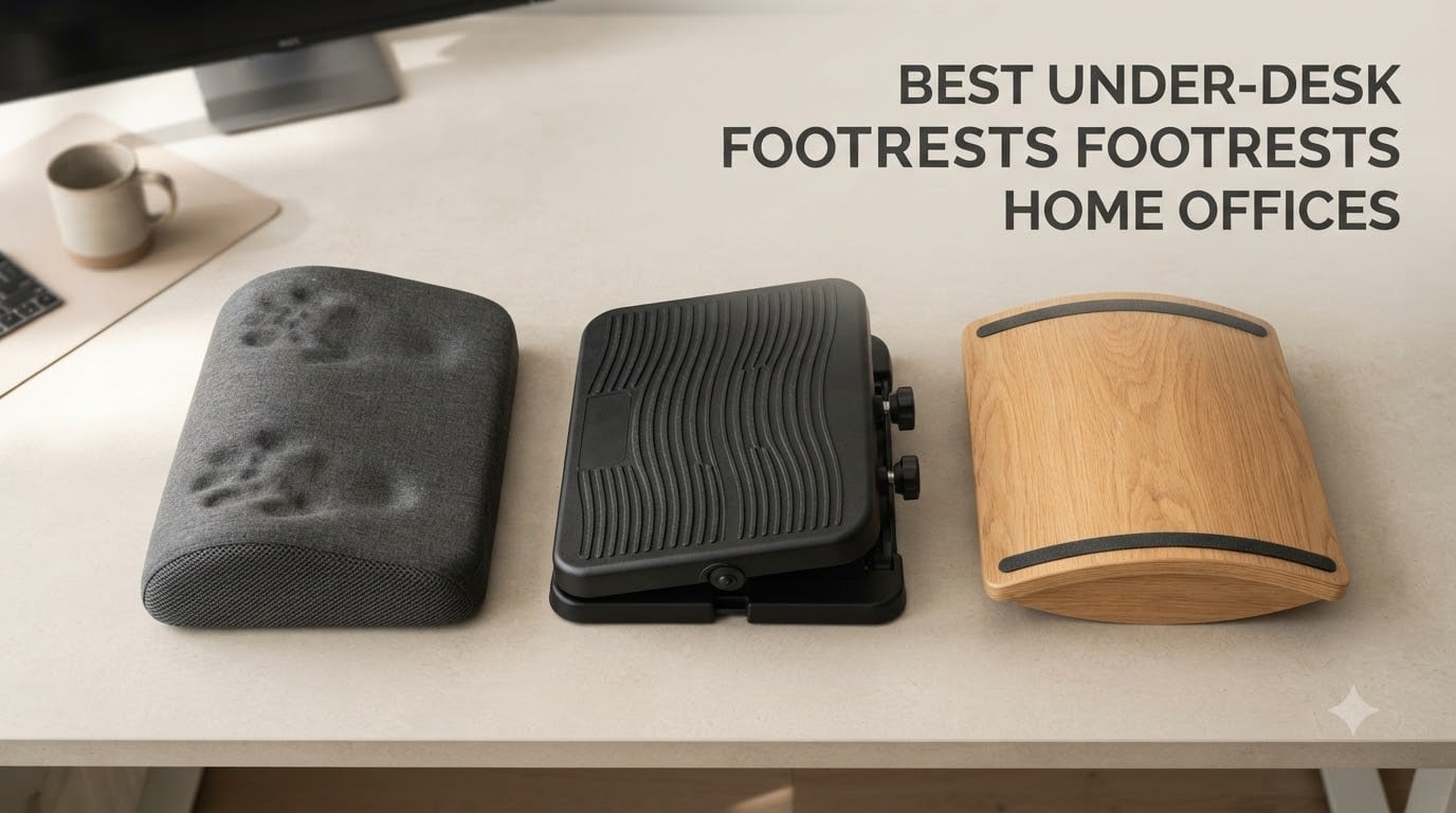 best under-desk footrests for home offices