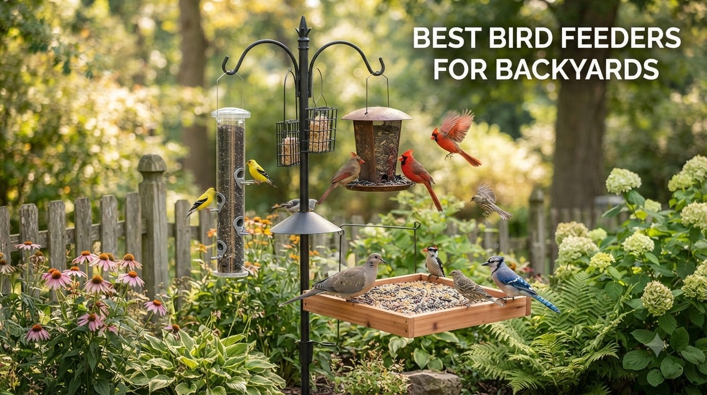 best bird feeders for backyards