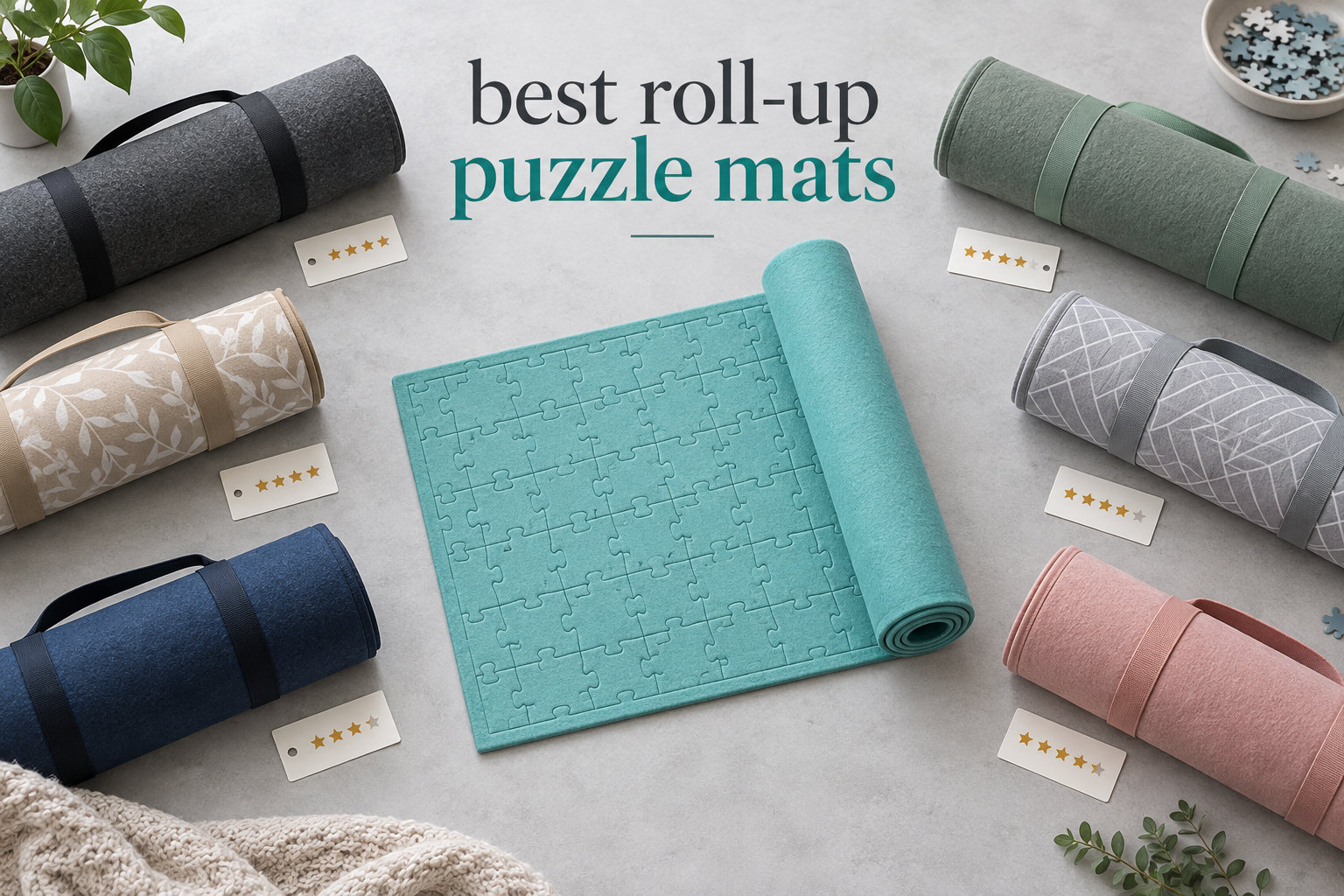 best roll-up puzzle mats