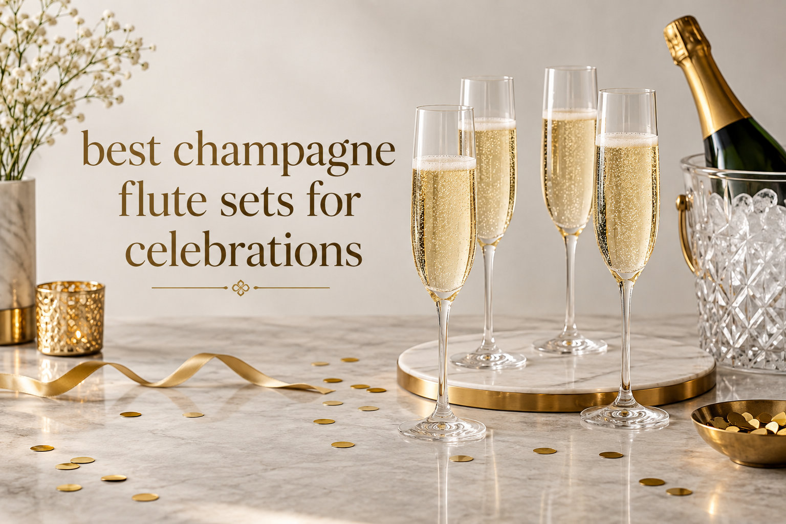 best champagne flute sets for celebrations