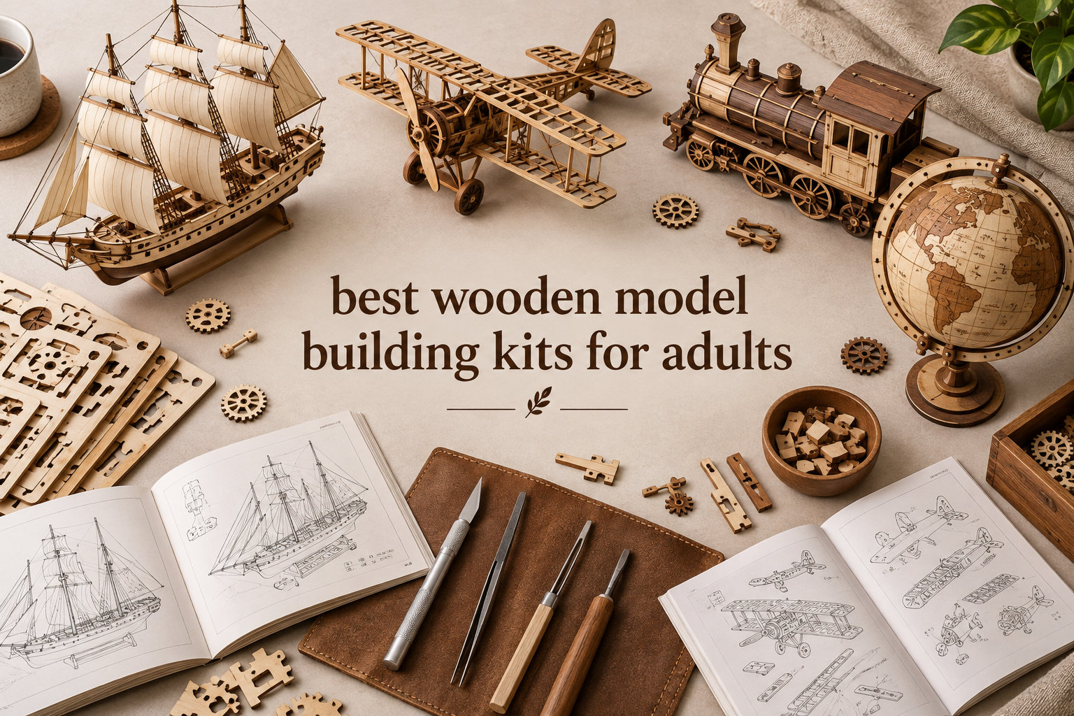 best wooden model building kits for adults