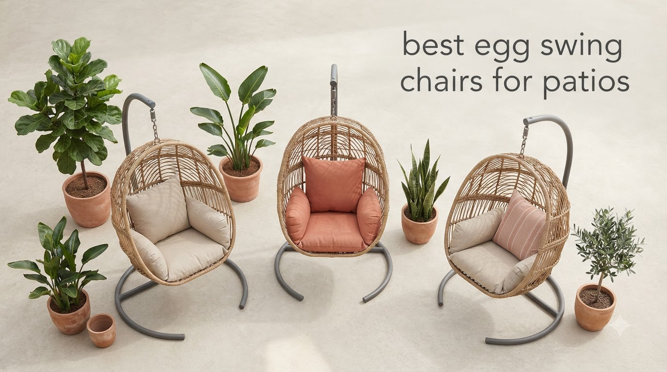 best egg swing chairs for patios