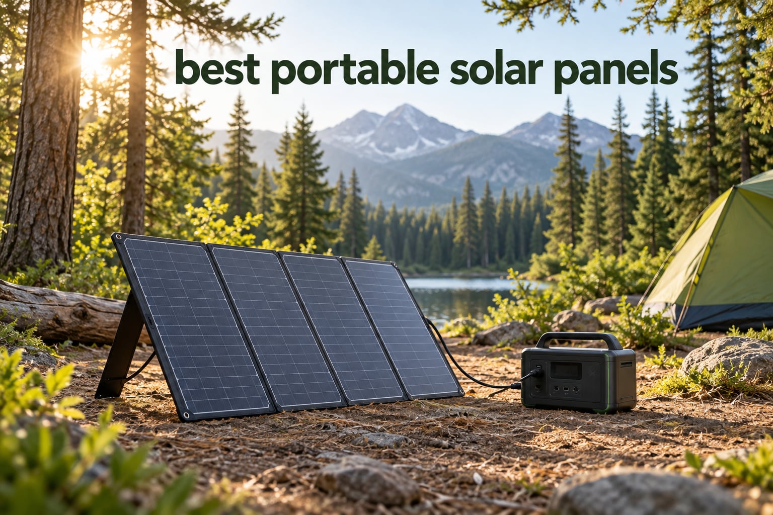 best portable solar panels