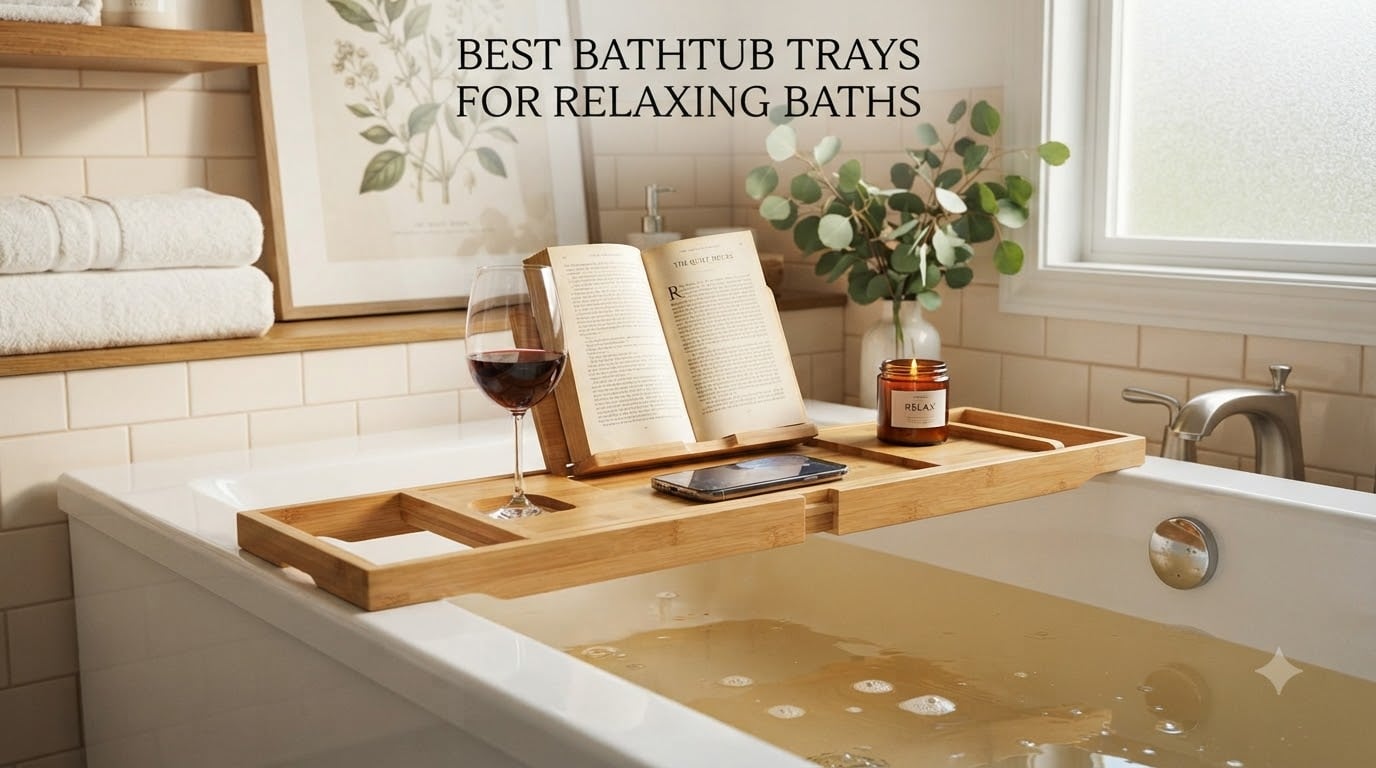 best bathtub trays for relaxing baths