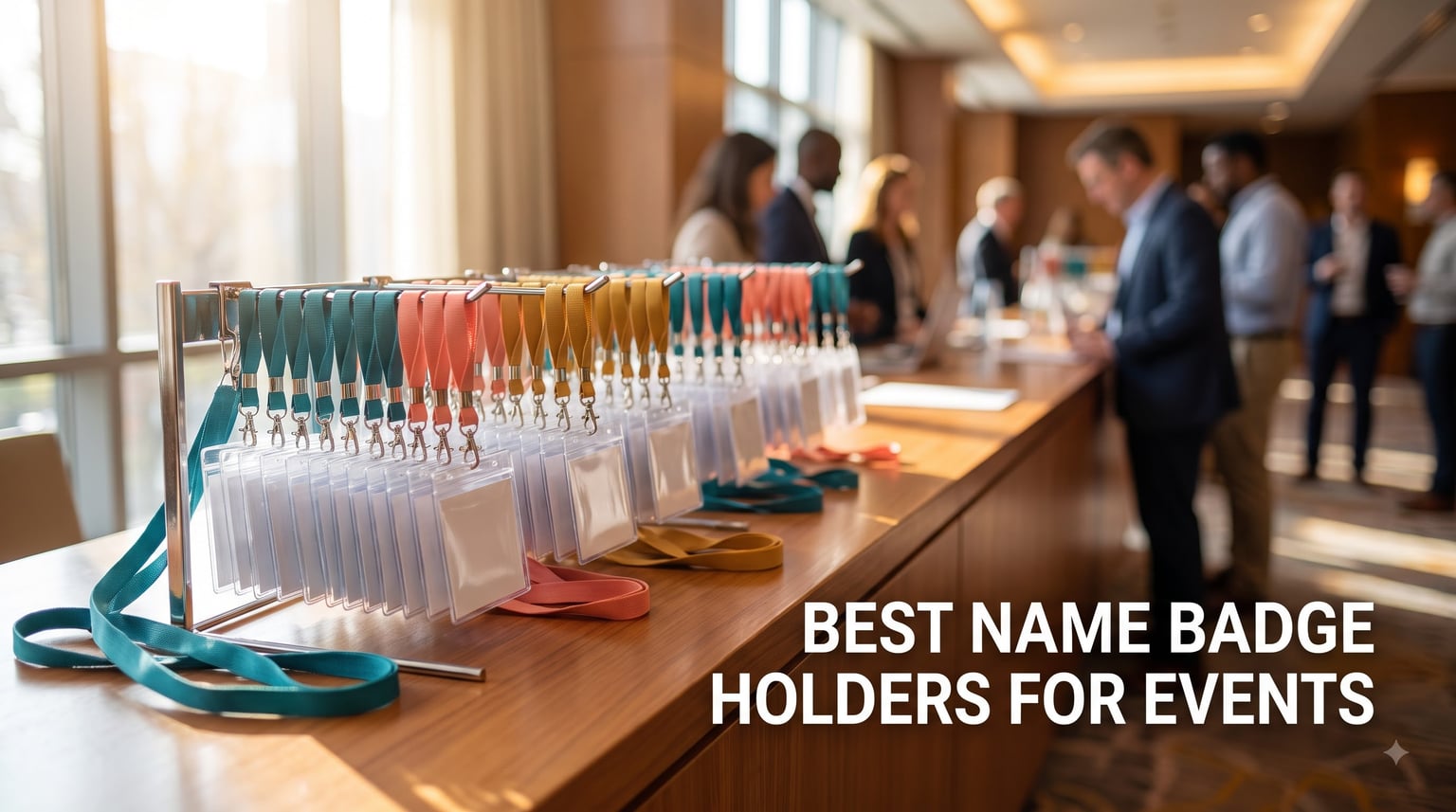 best name badge holders for events