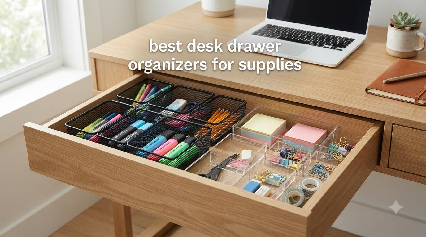 best desk drawer organizers for supplies