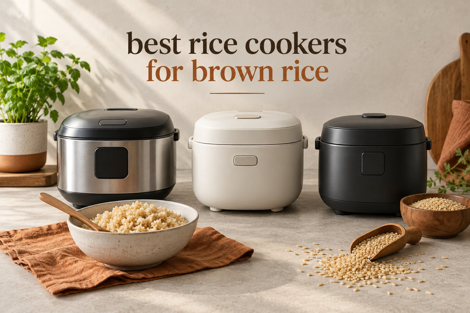 best rice cookers for brown rice
