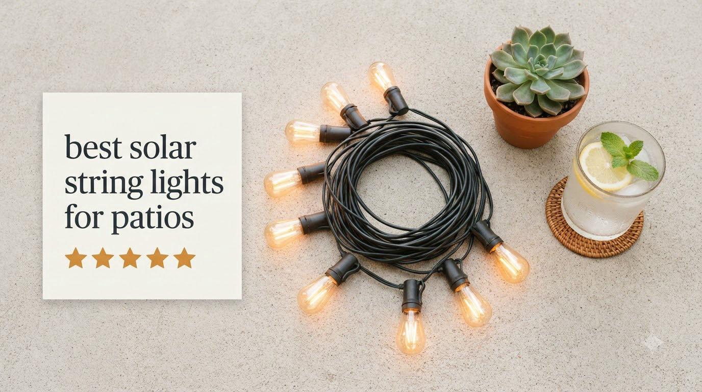 best solar string lights for patios
