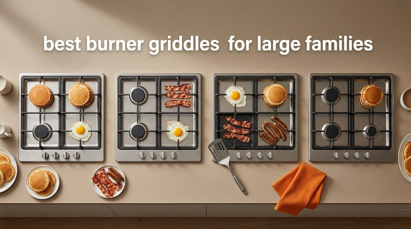 best 4 burner griddles for large families