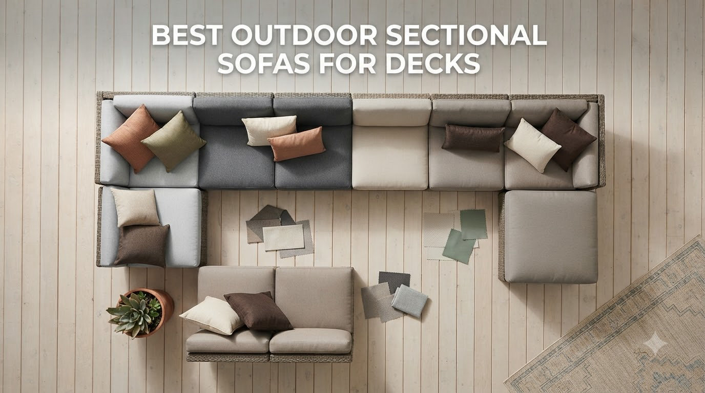 best outdoor sectional sofas for decks