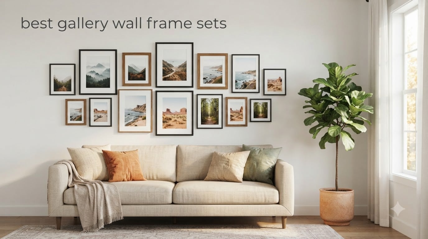 best gallery wall frame sets