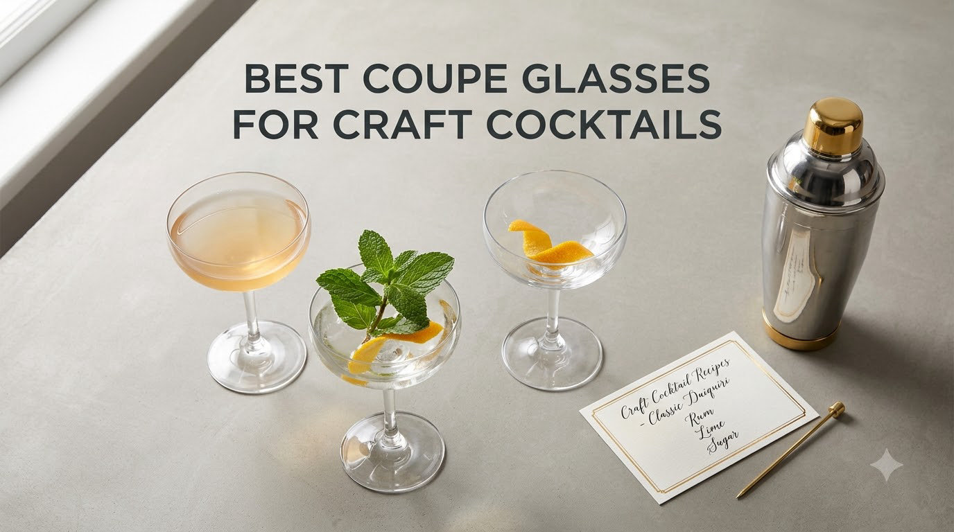 best coupe glasses for craft cocktails