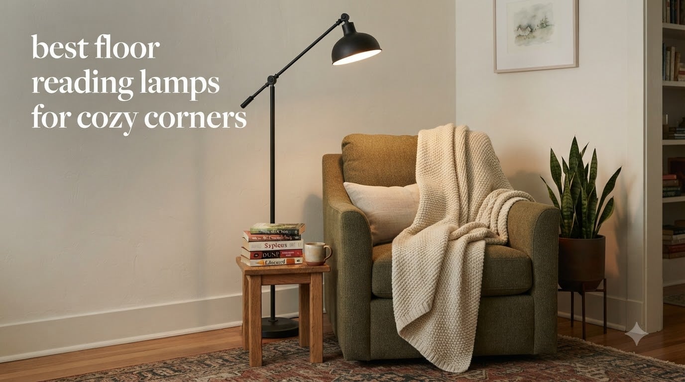 best floor reading lamps for cozy corners